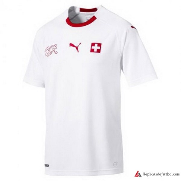 Camiseta Seleccion Suiza Segunda equipación 2018 Blanco